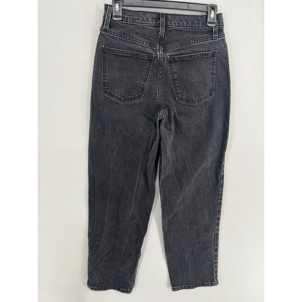 Universal Thread Vintage Straight High Rise Jeans Washed Black Size 2/26R